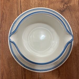 Mikasa CordonBleu CG500 Double Spout Cream Soup Bowl/UnderplateReplacement Japan